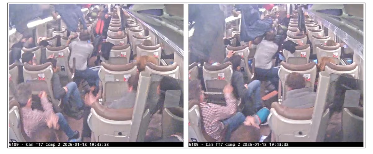 Las primeras imágenes del interior del Iryo refuerzan la hipótesis de una rotura del carril en el accidente de Adamuz
